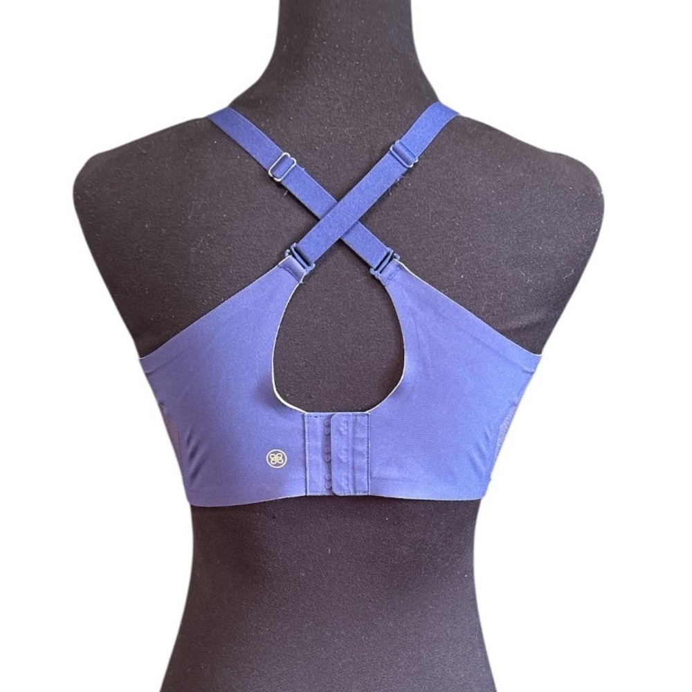 Honeylove Wire Free Cross Over Bra in Navy, Size Large, Best Fits 36-38 B/C - Picture 4 of 10